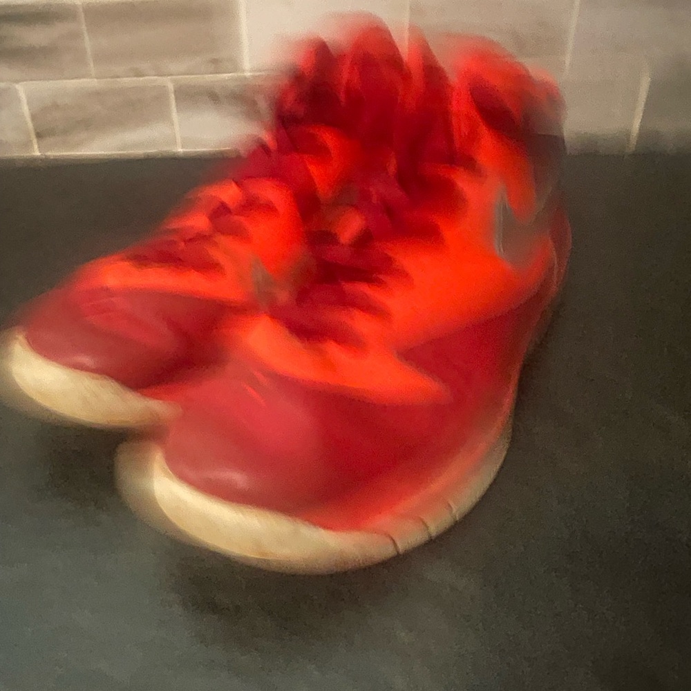Nike Kids Red and Orange Athletic Shoes